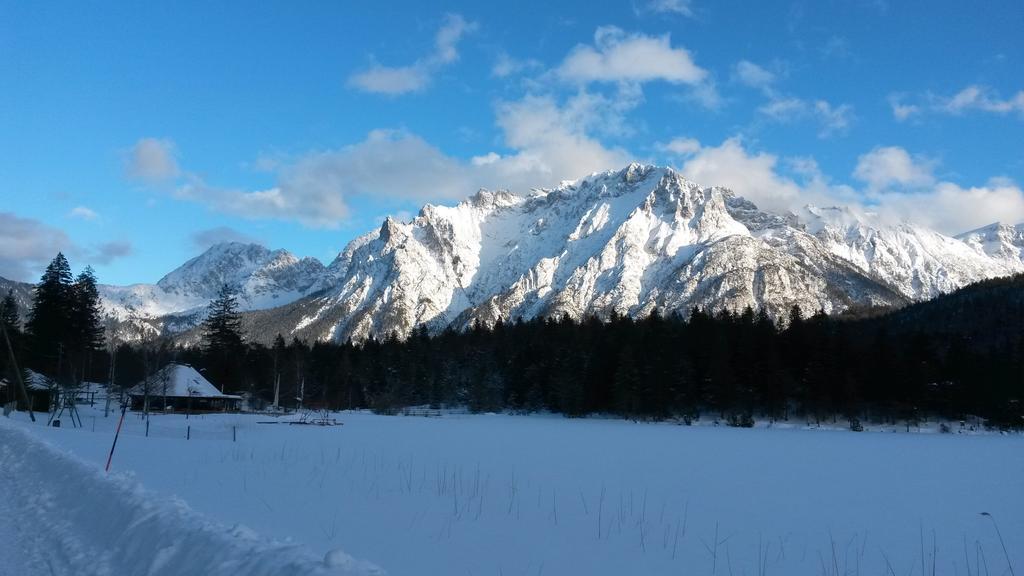 Alpenappartements Schwalbennestl Mittenwald Eksteriør billede