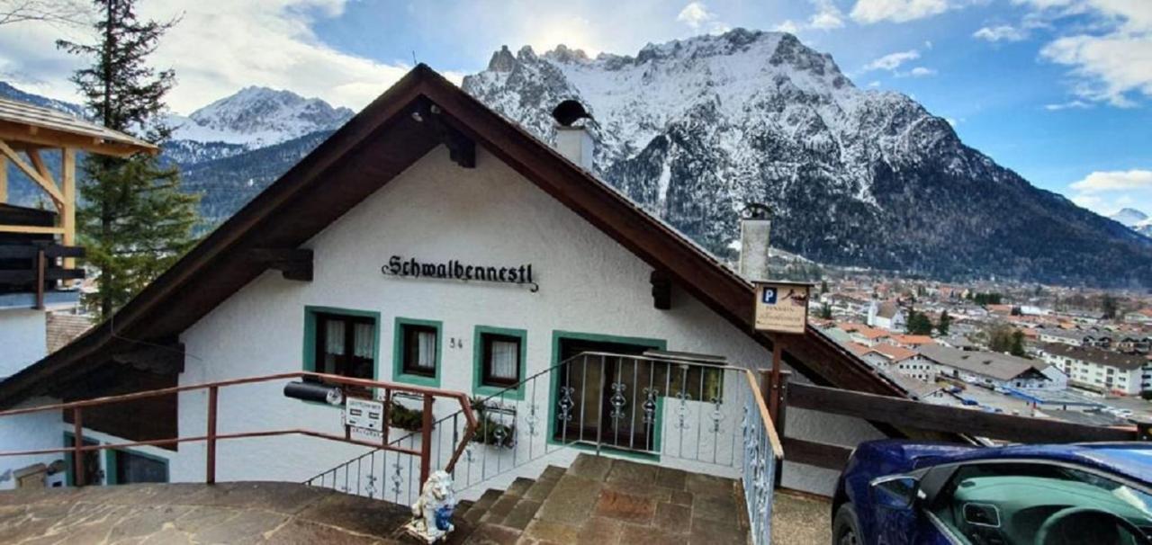 Alpenappartements Schwalbennestl Mittenwald Eksteriør billede
