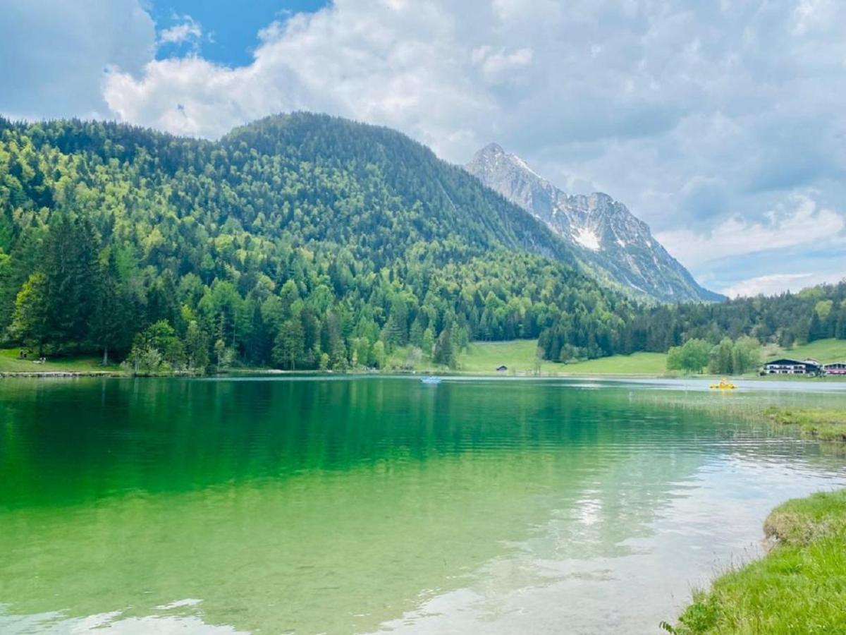 Alpenappartements Schwalbennestl Mittenwald Eksteriør billede